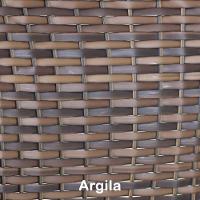 2 Cadeiras Espreguiçadeiras E Mesa Confortável Para Piscina Argila - 3