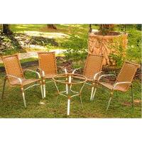 4 Cadeiras E Mesa 2 Espreguiçadeiras Mesa + Chaise Trama Argila - 5