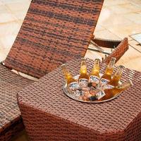 4 Cadeiras E Mesa 2 Espreguiçadeiras Mesa + Chaise Trama Argila - 7