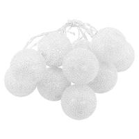 Cordão Fio De Luz Luminária De Bolinhas Led 10 Bolas 1,80m à Pilha - 1