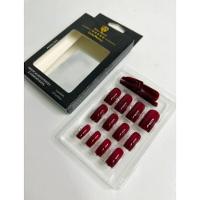 Blue Moon Unhas Postiças Vinho Autocolantes Tamanho Médio (24 Unidades) - 2