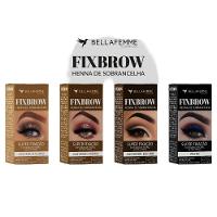 Bella Femme Henna Sobrancelhas Castanho Médio Fixbrow Pigmentada 1,5g Bf10098 - 1