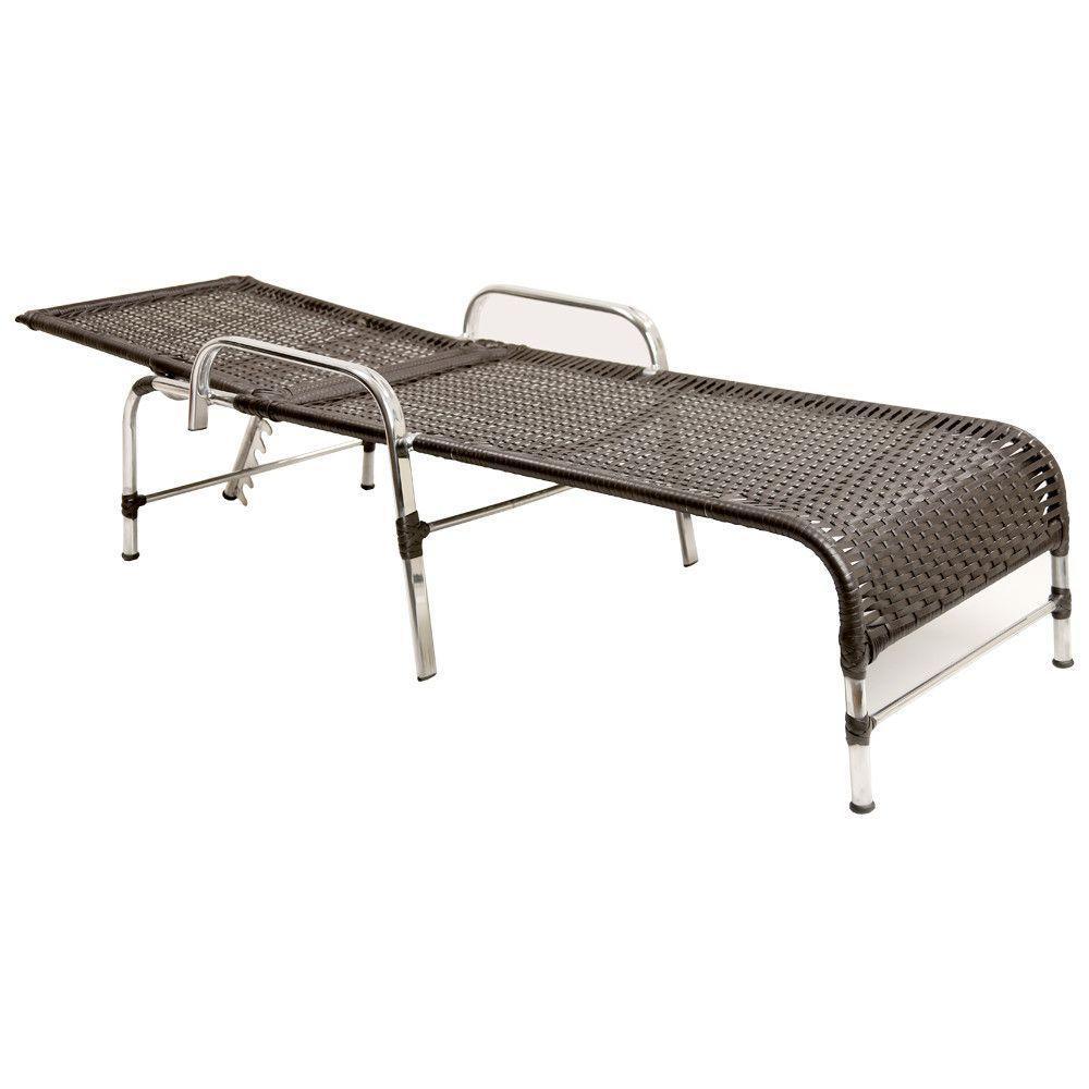 Kit 2 Espreguiçadeiras Catar E Mesa Garden  Preto - 2