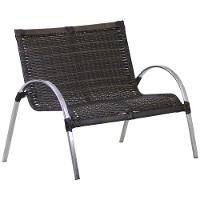 Namoradeira Mini Garden Jardim  Preto - 1