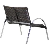 Namoradeira Mini Garden Jardim  Preto - 3