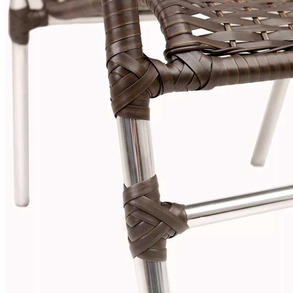 Kit 4 Cadeiras Vênus E Mesa De Centro Garden  Preto - 2