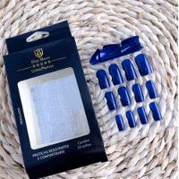 Blue Moon Unhas Postiças Azul Marinho Autocolantes Tamanho Médio (24 Unidades) - 2