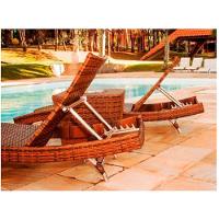 Kit 2 Espreguiçadeiras Bona E Mesa Grécia  Preto - 2