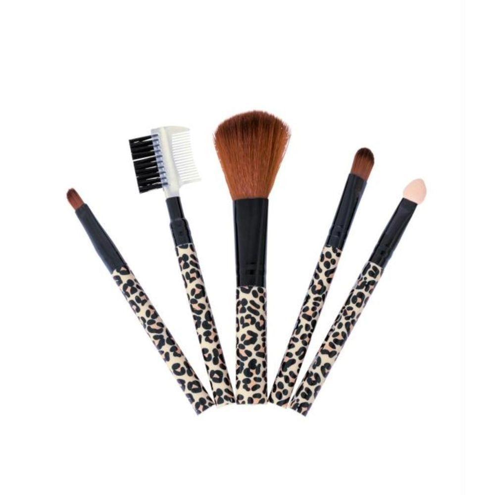 Kit 5 Pincéis Estampados Para Maquiagem - 1