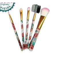 Kit 5 Pincéis Estampados Para Maquiagem - 5