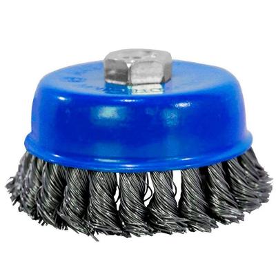 Kit 4 Escova Rotativa De Aço Para Lixadeira 100mm 4" Danmi