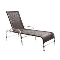 Kit 2 Cadeiras Espreguiçadeiras Catar E Mesa Garden Trama Preto - 5