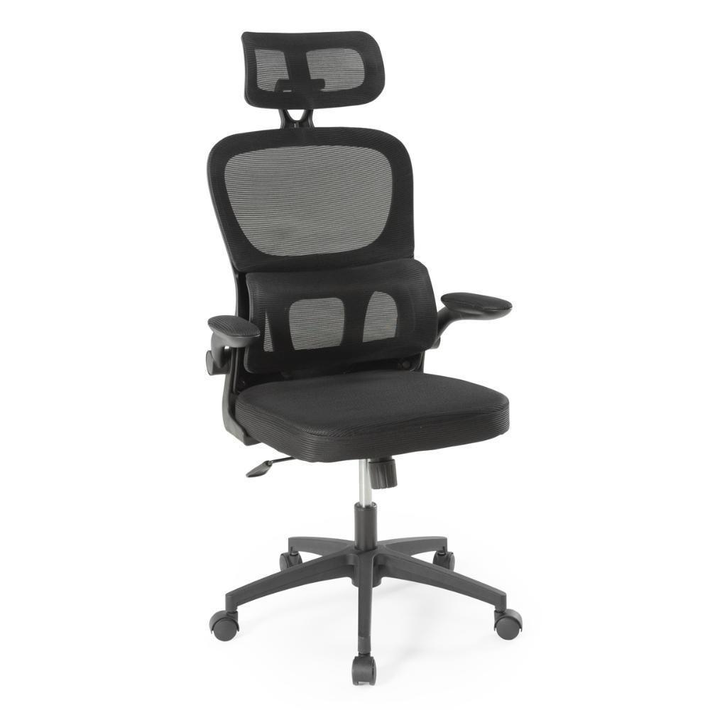 Cadeira De Escritório Giratória Executiva Atenas Com Regulagem De Altura - Preto - 1