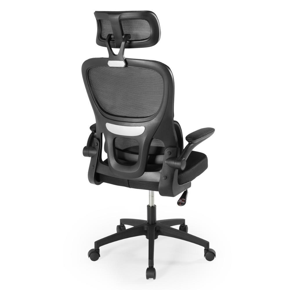 Cadeira De Escritório Giratória Executiva Atenas Com Regulagem De Altura - Preto - 3