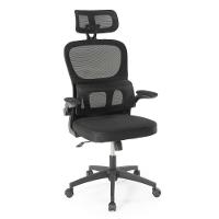 Cadeira De Escritório Giratória Executiva Atenas Com Regulagem De Altura - Preto - 1