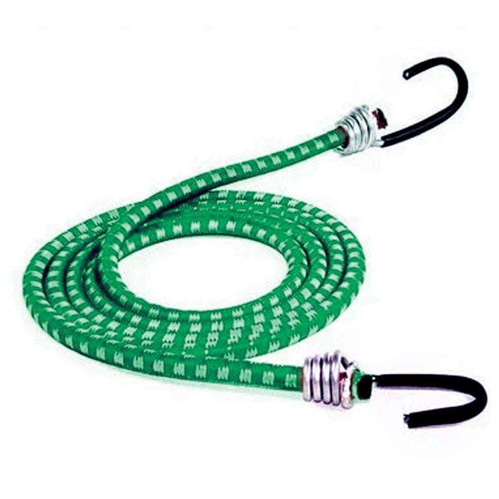 Kit 10 Extensor Corda Elástica Verde Bagageiro Moto 1 Metro - 1