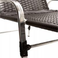 Kit 2 Espreguiçadeiras Catar E Mesa Garden  Preto - 3