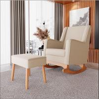 Cadeira Poltrona Sofá De Amamentação E Balanço áquila C- Puff