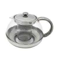 Bule Para Chá Com Infusor Vidro-inox 800ml - 1