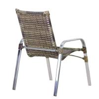 Kit 4 Cadeiras Emily Em Alumínio E Fibra  Capuccino - 3