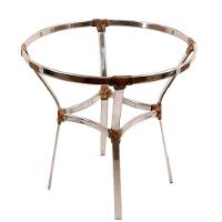 Mesa Ascoli Em Alumínio 70cm Altura X 80cm  Capuccino - 1