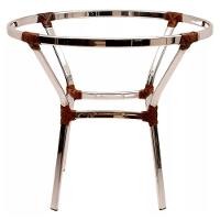 Mesa Ascoli Em Alumínio Para Varanda, Edícula Trama Capuccino - 1