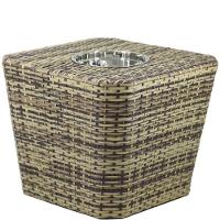 Mesa Grécia Em Alumínio Com Balde  Capuccino - 2