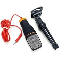 Microfone Condensador De Mesa Alta Sensibilidade Com Tripé Bm888 - 2