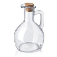 Kit 4 Galheteiros De Azeite Vinagre Vidro Com Tampa Cortiça 180ml - 1