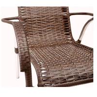 Kit 4 Cadeiras Poltrona E Mesa De Centro Vênus Trama Pedra Ferro - 2