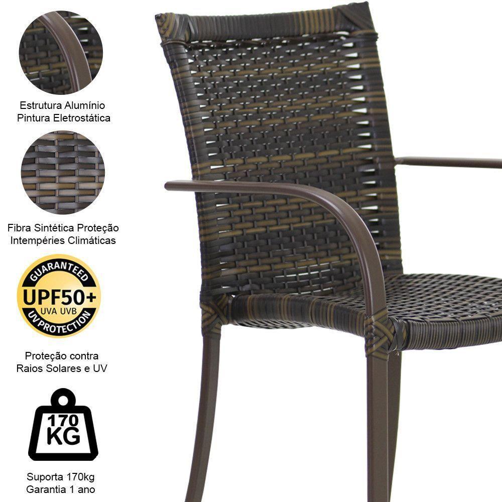 Cadeira Ascoli Em Alumínio Eletrostática  Pedra Ferro - 2