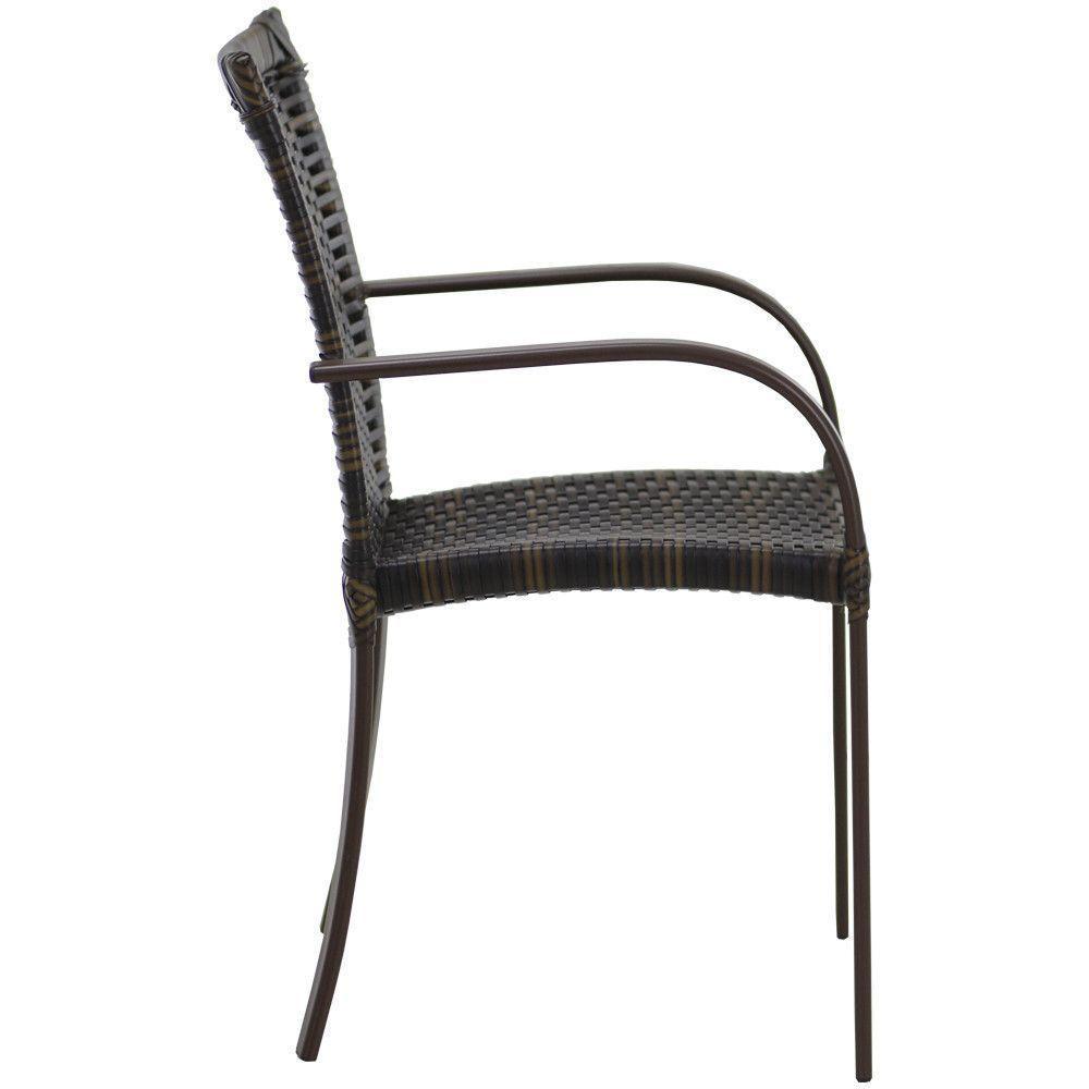 Cadeira Ascoli Em Alumínio Eletrostática  Pedra Ferro - 3