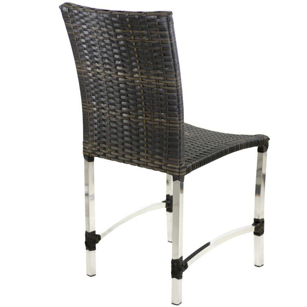 Cadeira Cannes Em Alumínio Trama Pedra Ferro - 1
