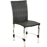 Cadeira Cannes Em Alumínio Trama Pedra Ferro - 4