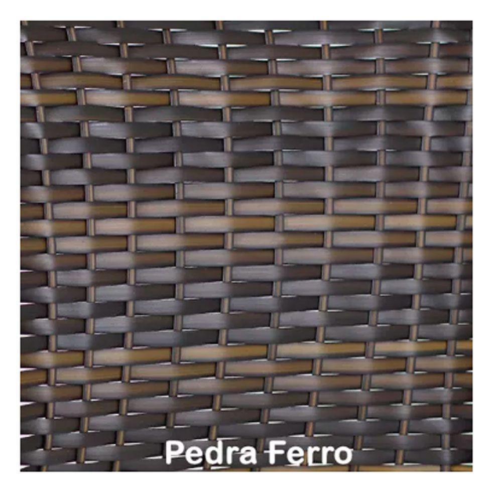 Kit 4 Cadeiras Angra Em Aluminio Com Almofada  Pedra Ferro - 2