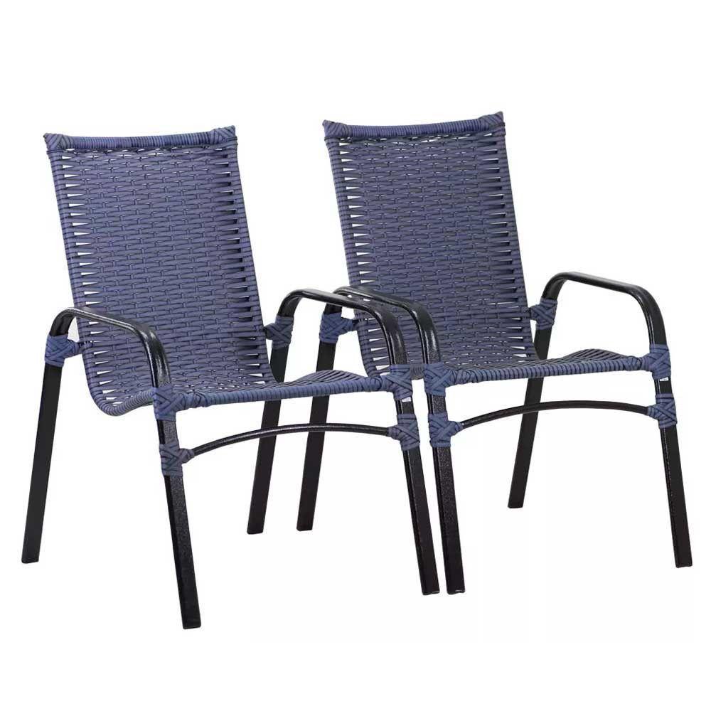 4 Cadeiras Emily E Mesa Roma Com Tampo Ripado Pedra Ferro - 6