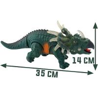 Dinossauro Elétrico Tricerátops Com Movimento Som E Luz - 4