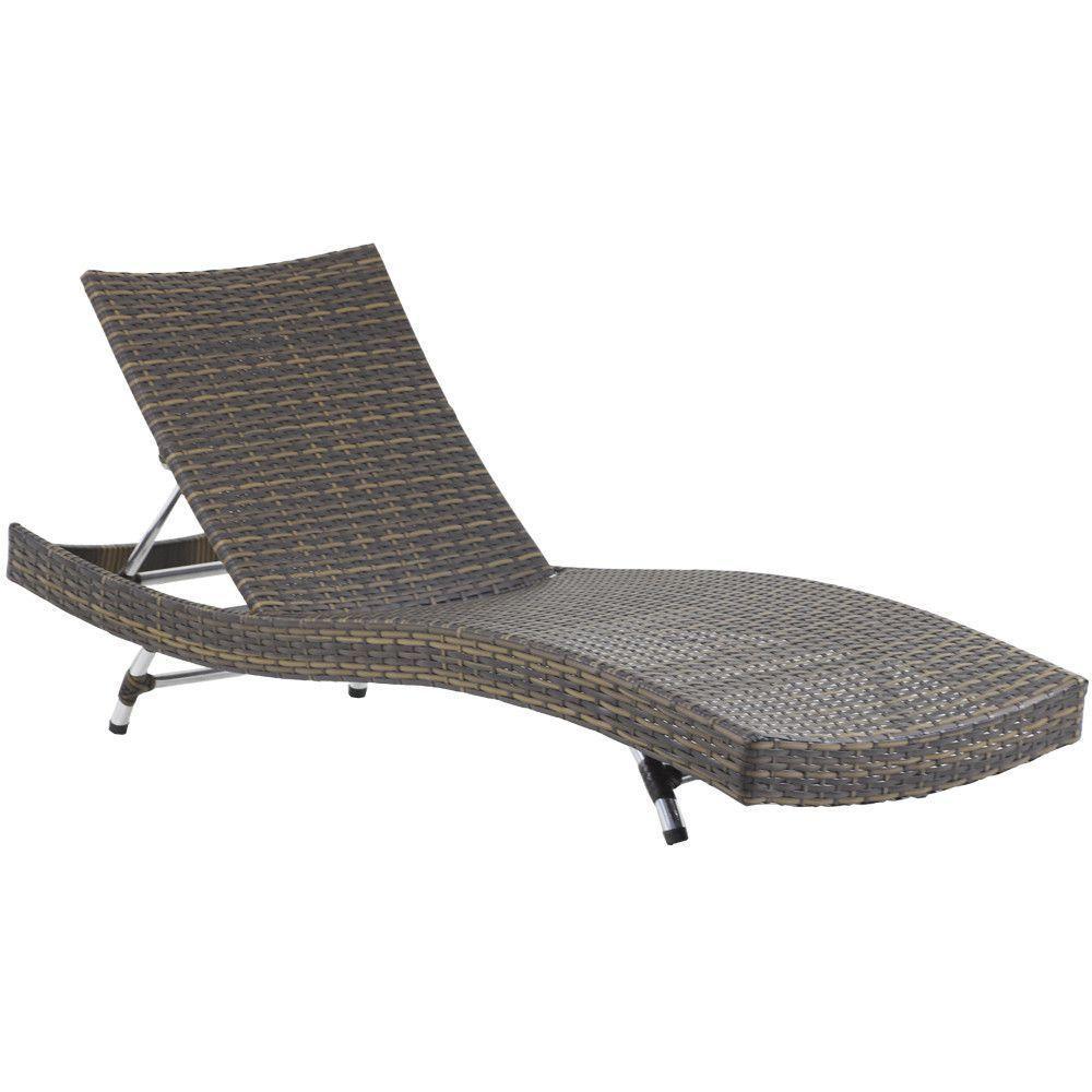 1 Espreguiçadeira Bona E Mesa Grécia Em Alumínio Pedra Ferro - 6