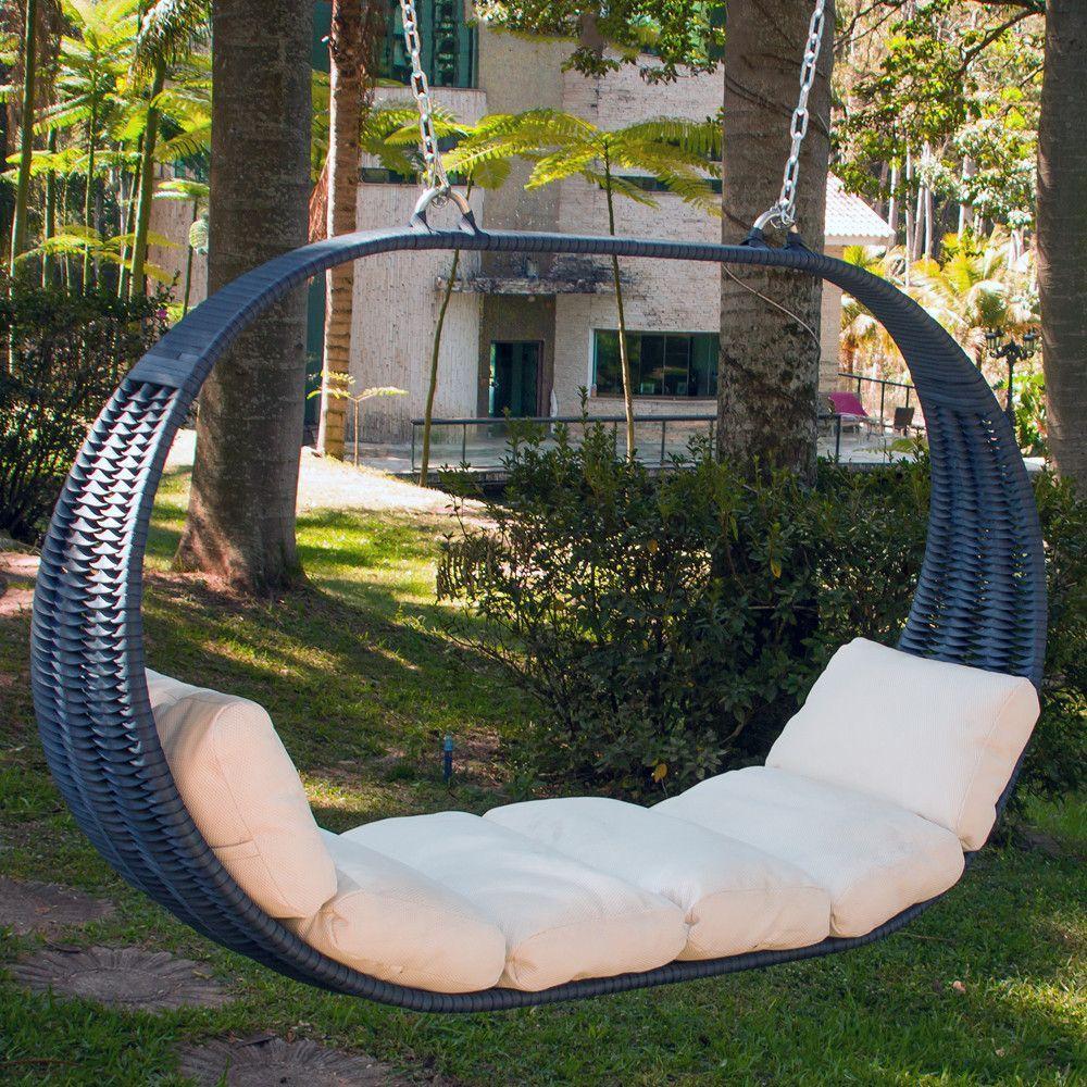 Big Balanço Tailândia Em Alumínio Almofadas  Pedra Ferro - 1