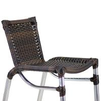 Kit 4 Banquetas Fortaleza Em Alumínio Alta Edícula Cozinha Pedra Ferro - 2