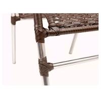 Conj Cadeira Para Area Externa E Mesa De Centro Vênus Trama Pedra Ferro - 3