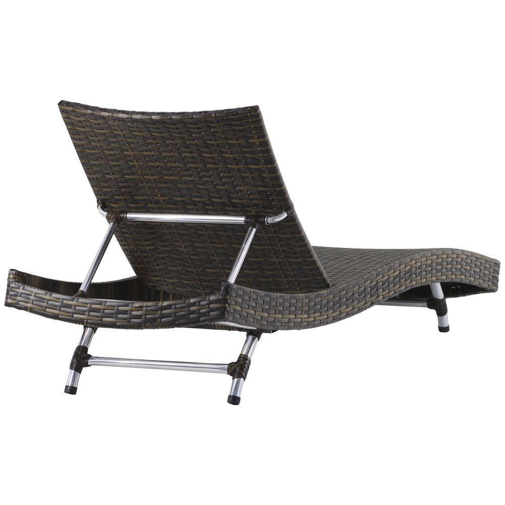 Espreguiçadeira Bona E Mesa Grécia Com Balde  Pedra Ferro - 5