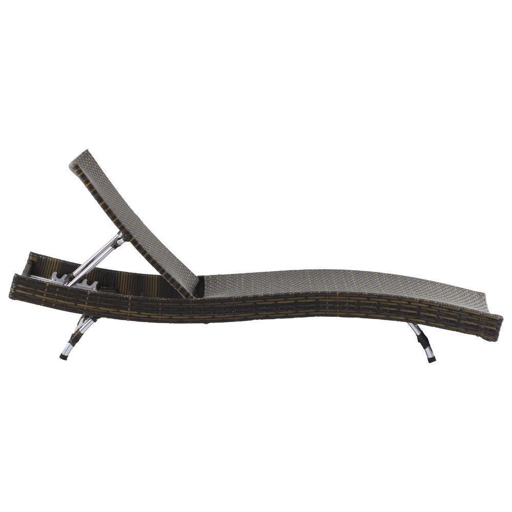 Espreguiçadeira Bona E Mesa Grécia Com Balde  Pedra Ferro - 6