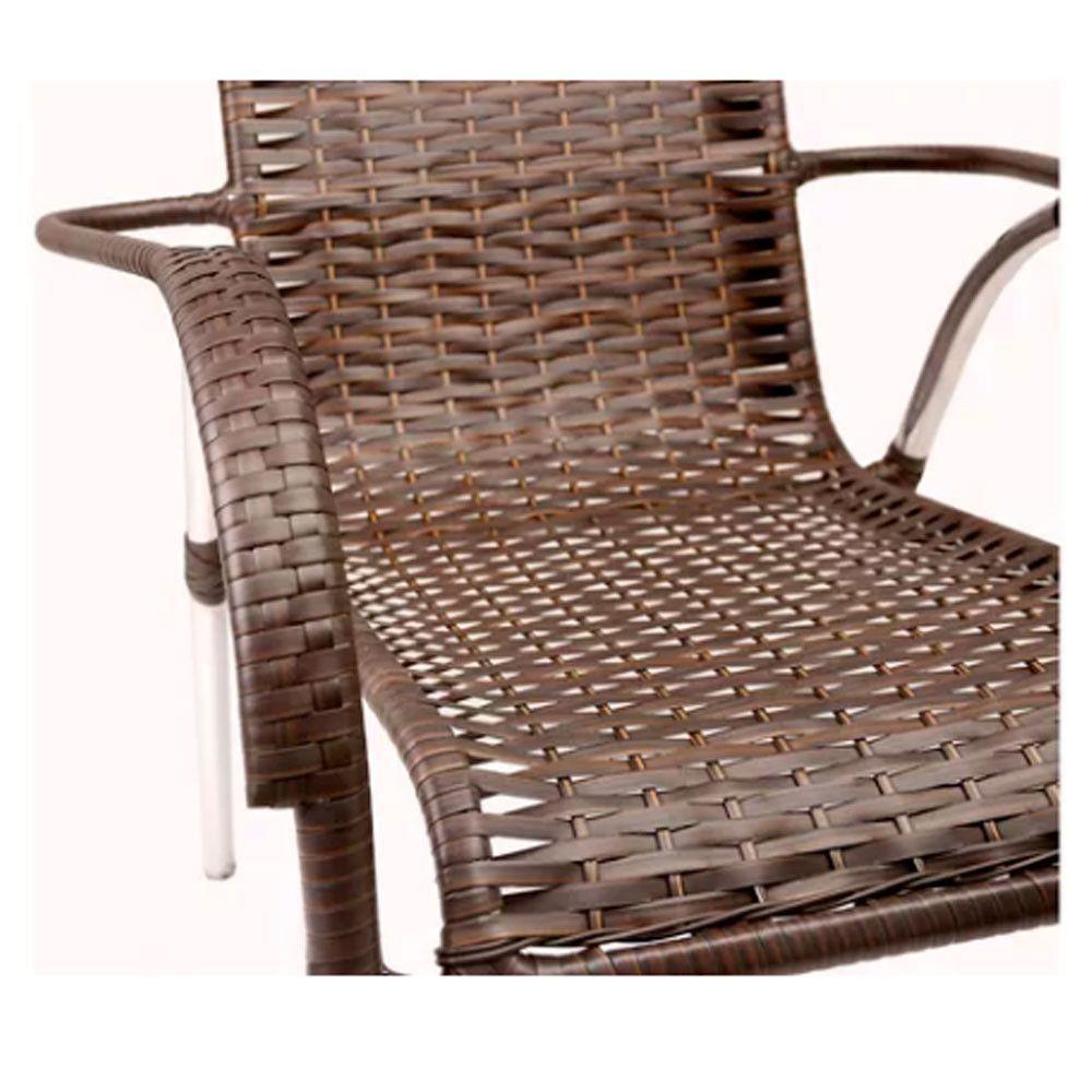 Kit 4 Cadeiras Vênus E Mesa De Centro Garden  Pedra Ferro - 4