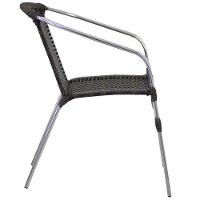 Conjunto 4 Cadeiras Floripa Em Alumínio  Pedra Ferro - 5