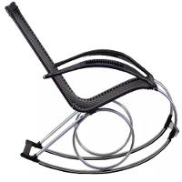 2 Cadeiras De Balanço Em Alumínio + 1 Mesa De Centro Trama Argila - 6