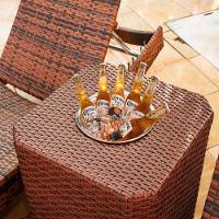 Mesa Grécia Em Alumínio Com Balde  Argila - 2