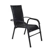 2 Cadeiras Em Ferro E Mesa De Centro Vênus Trama Argila - 1