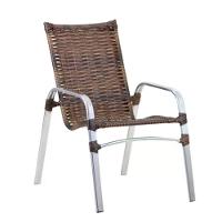 Kit 4 Cadeiras Emily Em Alumínio E Fibra  Argila - 8