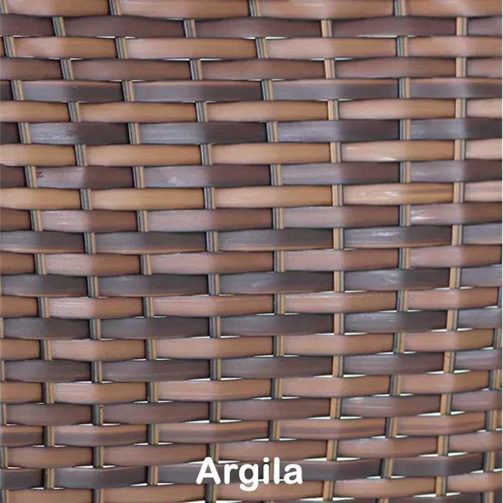 Kit 2 Espreguiçadeiras Catar Em Alumínio  Argila - 2